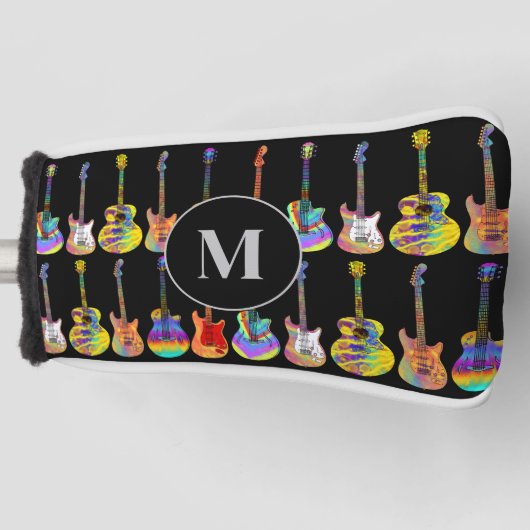 Gitarren personalisiert golf headcover (Vorderseite)