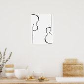 Gitarren Poster (Küche)