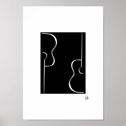 Gitarren Poster (Vorne)