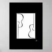 Gitarren Poster (Vorne)