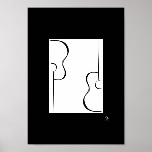 Gitarren Poster (Vorne)