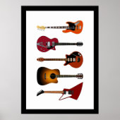 Gitarren Poster (Vorne)