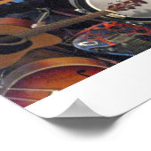 Gitarren Poster (Ecke)