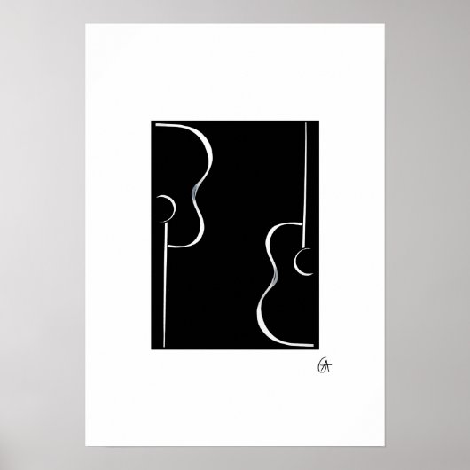 Gitarren Poster (Vorne)