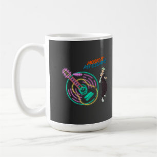 Gitarren-Rhythmus-Tasse – Anime-Jungen-Design für  Kaffeetasse
