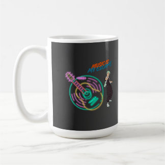Gitarren-Rhythmus-Tasse – Anime-Jungen-Design für Kaffeetasse