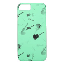 Gitarren Rock Aqua Iphone Fall 1
