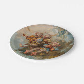 Gitarren - Rundpapier-Teller Pappteller (Schrägansicht)