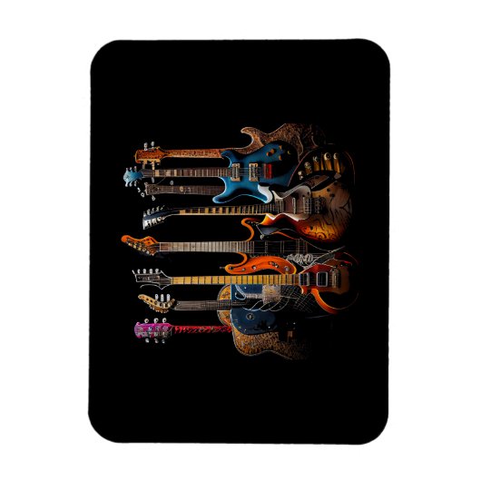 Gitarren schenken Gitarrespielern Magnet (Vertikal)