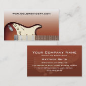 Gitarren-Schieber - elektrische Visitenkarte (Vorne/Hinten)