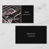 Gitarren-Schnüre in lederner Visitenkarte 3 (Vorne/Hinten)