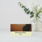 Gitarren Sensationelle Musik Visitenkarte (Stehend Vorderseite)