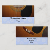 Gitarren Sensationelle Musik Visitenkarte (Vorne/Hinten)