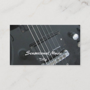 Gitarren Sensationelle Musik Visitenkarte