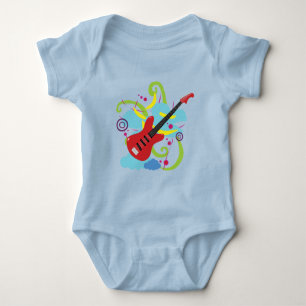 Gitarren-Solo-Traum Baby Strampler
