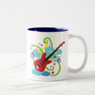 Gitarren-Solo-Traum Zweifarbige Tasse