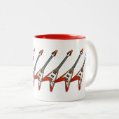 Gitarren-Spieler, der Zweifarbige Tasse (VorderseiteRechts)