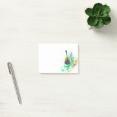 Gitarren-Splatter Post-it Klebezettel (Büro)