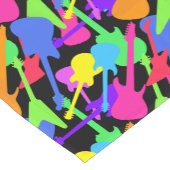 Gitarren-Spritzen-Muster Kurzer Tischläufer (Ecke)