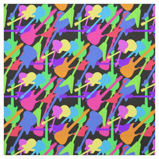 Gitarren-Spritzen-Muster Stoff (Muster)