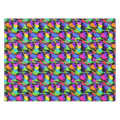 Gitarren-Spritzen-Muster Tischdecke (Vorderseite (Horizontal))