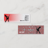 Gitarren-Stau - dünn Mini Visitenkarte (Vorne/Hinten)