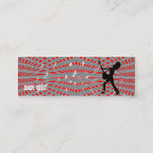 Gitarren-Stau - dünn Mini Visitenkarte (Rückseite)