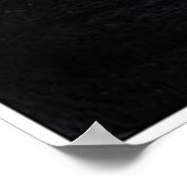 Gitarren Strings Leinwand BW Poster (Ecke)