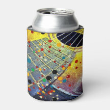 Gitarren Strings Musikalische Wasserfarbe