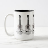 Gitarren-Tasse 2013 Zweifarbige Tasse (Links)
