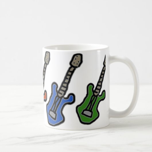 Gitarren-Tasse Kaffeetasse (Rechts)