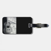 Gitarren-u. Notenen-Gepäckanhänger Gepäckanhänger (Rückseite horizontal)