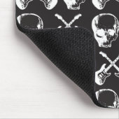 Gitarren und Schädel Mousepad (Ecke)