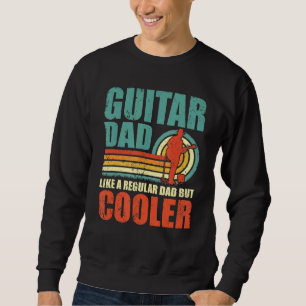 Gitarren-Vater wie ein regelmäßiger Vater, aber Co Sweatshirt