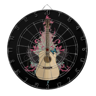 Gitarren-Vibes  Dartscheibe
