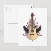 Gitarren-Vibes Postkarte (Vorne/Hinten)