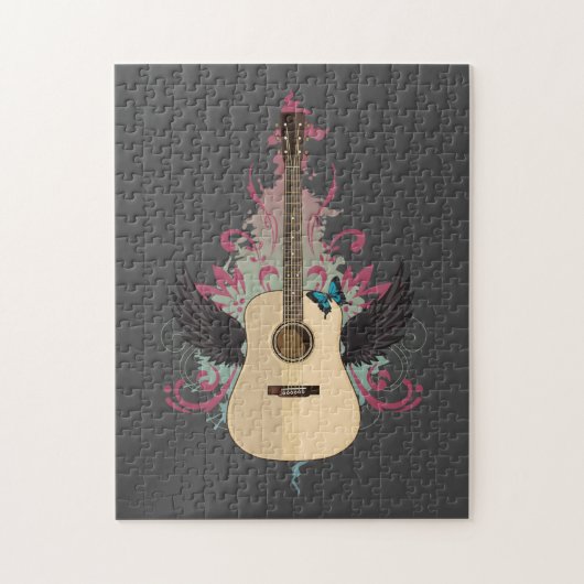Gitarren-Vibes Puzzle (Vertikal)