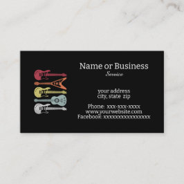 Gitarren Visitenkarte