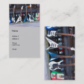 Gitarren Visitenkarte (Vorne/Hinten)