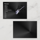 Gitarren-Visitenkarte Visitenkarte (Vorne/Hinten)