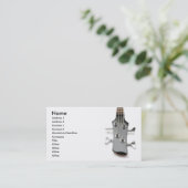 Gitarren-Visitenkarte Visitenkarte (Stehend Vorderseite)