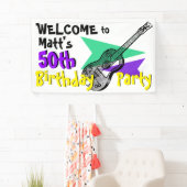 Gitarren-Willkommen zur 50. Banner (Insitu)