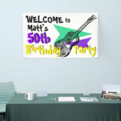 Gitarren-Willkommen zur 50. Banner (Messeveranstaltung)
