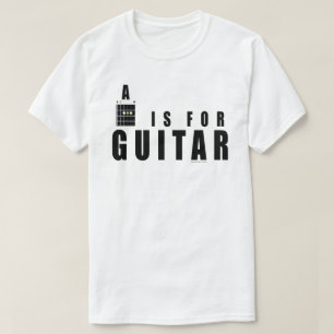 Gitarrenakkord A ist für Gitarre T-Shirt