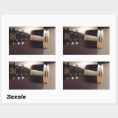 Gitarrenaufkleber Rechteckiger Aufkleber (Blatt)