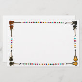 Gitarrenausrüstung Briefpapier (Vorne/Hinten)