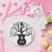 Gitarrenbaum und Musiknote Pappteller (Party)