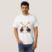 Gitarrenbild für Männer-T - Shirt (Vorne ganz)