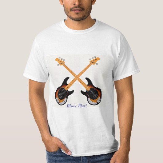 Gitarrenbild für Männer-T - Shirt (Vorderseite)