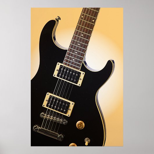 Gitarrenbild-Poster Poster (Vorne)